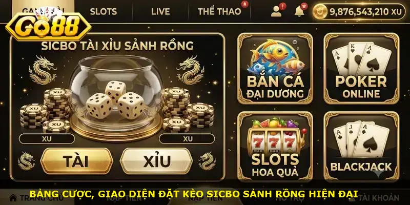 sicbo tài xỉu sảnh rồng GO88 - ảnh 2