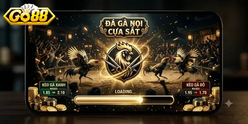 Đá gà nòi cựa sắt Go88 hấp dẫn cho dân chơi mê đá gà cá cược