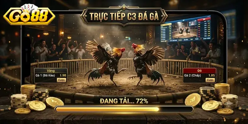 Trực tiếp C3 đá gà Go88 cực đã, xem nhanh mọi trận hot hôm nay
