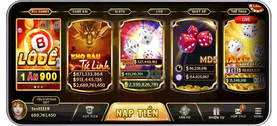 Màn hình game GO88 VNIC
